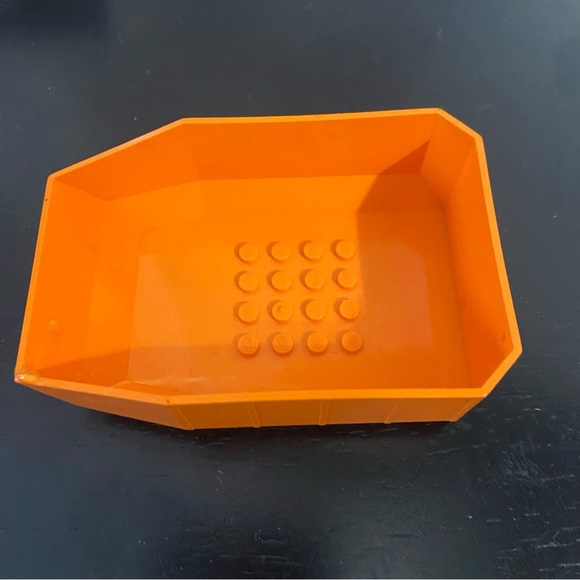 LEGO Orange Construction Vehicle Tipper Bed Orange - Picture 1 of 9